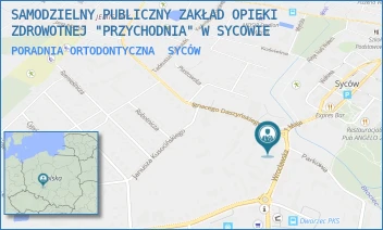 PORADNIA ORTODONTYCZNA - SAMODZIELNY PUBLICZNY ZAKŁAD OPIEKI ZDROWOTNEJ "PRZYCHODNIA" W SYCOWIE - UL. WROCŁAWSKA 2,  SYCÓW