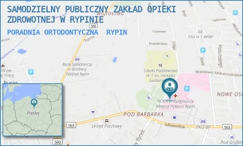PORADNIA ORTODONTYCZNA - SAMODZIELNY PUBLICZNY ZAKŁAD OPIEKI ZDROWOTNEJ W RYPINIE - 3 MAJA 2,  RYPIN