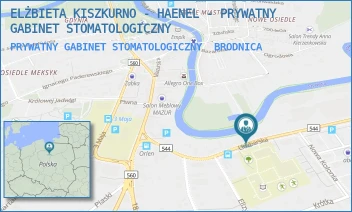 PRYWATNY GABINET STOMATOLOGICZNY - ELŻBIETA KISZKURNO - HAENEL - PRYWATNY GABINET STOMATOLOGICZNY - LIDZBARSKA 25,  BRODNICA