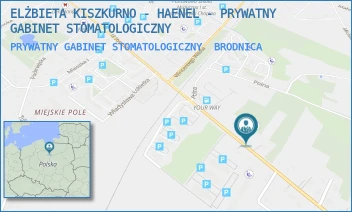 PRYWATNY GABINET STOMATOLOGICZNY - ELŻBIETA KISZKURNO - HAENEL - PRYWATNY GABINET STOMATOLOGICZNY - 18 STYCZNIA 91B,  BRODNICA