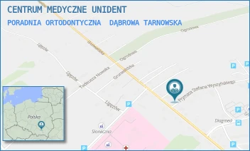 PORADNIA ORTODONTYCZNA - CENTRUM MEDYCZNE UNIDENT - UL. GRUNWALDZKA 28E,  DĄBROWA TARNOWSKA
