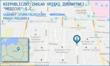 GABINET STOMATOLOGICZNY - NIEPUBLICZNY ZAKŁAD OPIEKI ZDROWOTNEJ "MEDICUS" S.C. - KOBIELSKA 62, WARSZAWA PRAGA-POŁUDNIE