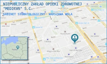GABINET STOMATOLOGICZNY - NIEPUBLICZNY ZAKŁAD OPIEKI ZDROWOTNEJ "MEDICUS" S.C. - CHMIELNA 100, WARSZAWA WOLA