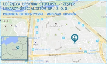 PORADNIA ORTODONTYCZNA - LECZNICA URSYNÓW STOKŁOSY - ZESPÓŁ LEKARZY SPECJALISTÓW SP. Z O.O. - SYMFONII 2,  WARSZAWA URSYNÓW