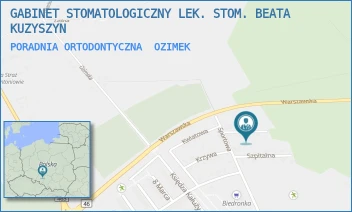 PORADNIA ORTODONTYCZNA - GABINET STOMATOLOGICZNY LEK. STOM. BEATA KUZYSZYN - UL. KOPERNIKA 6,  OZIMEK