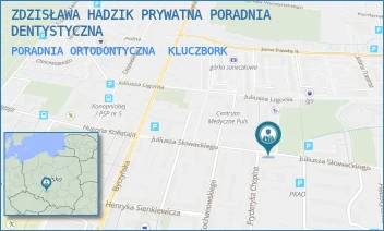 PORADNIA ORTODONTYCZNA - ZDZISŁAWA HADZIK PRYWATNA PORADNIA DENTYSTYCZNA - UL. SŁOWACKIEGO 13A,  KLUCZBORK