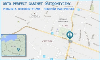 PORADNIA ORTODONTYCZNA - ORTO.PERFECT GABINET ORTODONTYCZNY - RYNEK 38,  SOKOŁÓW MAŁOPOLSKI