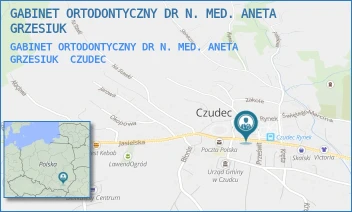 GABINET ORTODONTYCZNY DR N. MED. ANETA GRZESIUK - GABINET ORTODONTYCZNY DR N. MED. ANETA GRZESIUK - RYNEK 8,  CZUDEC