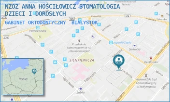 GABINET ORTODONTYCZNY - NZOZ ANNA HOŚCIŁOWICZ STOMATOLOGIA DZIECI I DOROSŁYCH - PLAC WYZWOLENIA 4/1,  BIAŁYSTOK