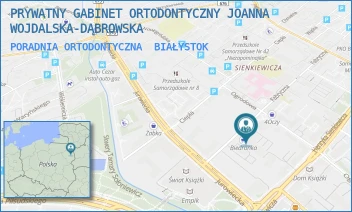 PORADNIA ORTODONTYCZNA - PRYWATNY GABINET ORTODONTYCZNY JOANNA WOJDALSKA-DĄBROWSKA - FABRYCZNA 4/1A,  BIAŁYSTOK