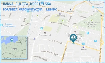 PORADNIA ORTODONTYCZNA - HANNA JULITA KOŚCIELSKA - UL. JULIUSZA SŁOWACKIEGO 25,  LĘBORK
