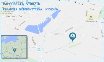 PORADNIA ORTODONTYCZNA - MAŁGORZATA STRUZIK - UL. 1 MAJA 106,  MYSZKÓW