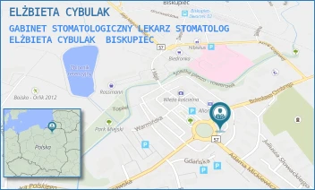GABINET STOMATOLOGICZNY LEKARZ STOMATOLOG ELŻBIETA CYBULAK - ELŻBIETA CYBULAK - MONIUSZKI 3, BISKUPIEC