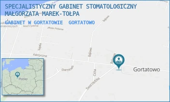 GABINET W GORTATOWIE - SPECJALISTYCZNY GABINET STOMATOLOGICZNY MAŁGORZATA MAREK-TOŁPA - SWARZĘDZKA 14,  GORTATOWO