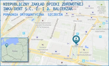 PORADNIA ORTODONTYCZNA - NIEPUBLICZNY ZAKŁAD OPIEKI ZDROWOTNEJ INKA-DENT S.C. I. I J. BALCERZAK - KOPERNIKA 16/2,  SZCZECIN