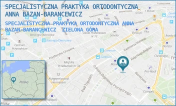SPECJALISTYCZNA PRAKTYKA ORTODONTYCZNA ANNA BAZAN-BARANCEWICZ - SPECJALISTYCZNA PRAKTYKA ORTODONTYCZNA ANNA BAZAN-BARANCEWICZ - UL. ALEJA NIEPODLEGŁOŚCI 23,  ZIELONA GÓRA